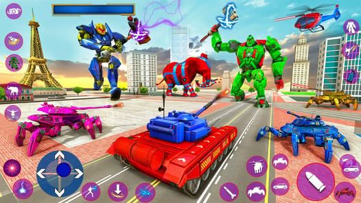 Spider Mech Wars - Robot Game APK screenshot 1 Spider Mech Wars - Robot Game APK screenshot 1
