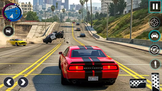 Vegas Gangster Crime Car Games APK screenshot 1