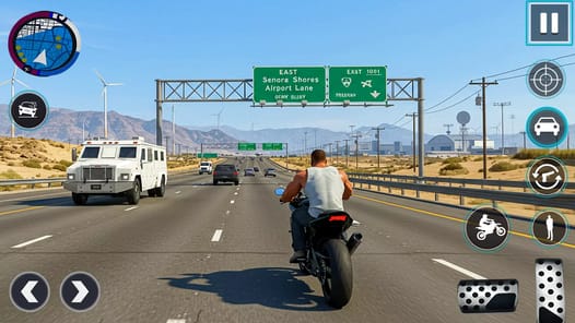 Vegas Gangster Crime Car Games APK screenshot 1
