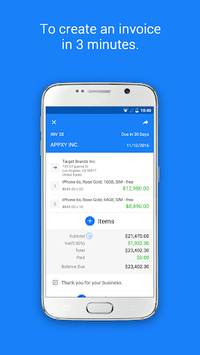 Invoice Maker - Tiny Invoice APK screenshot 1