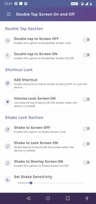Double Tap Screen On and Off - APK screenshot 1