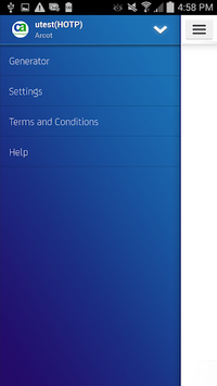 CA Mobile OTP APK screenshot 1