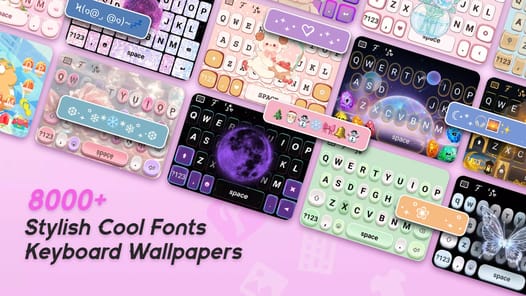 Cool Fonts Keyboard & Themes APK screenshot 1