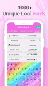 Cool Fonts Keyboard & Themes APK screenshot 1
