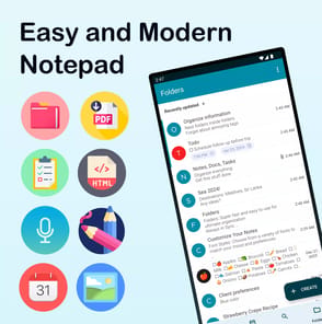 Teka Notes - Notepad APK screenshot 1