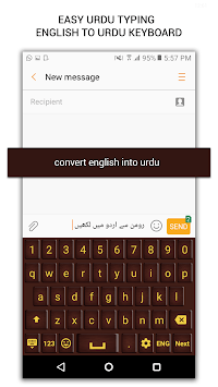 Easy Urdu Typing - English to urdu Keyboard APK screenshot 1