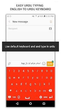 Easy Urdu Typing - English to urdu Keyboard APK screenshot 1