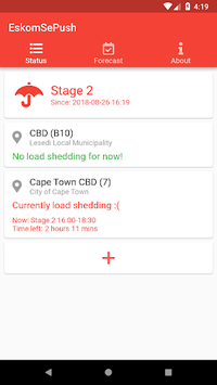 EskomSePush - Load Shedding App APK screenshot 1 EskomSePush - Load Shedding App APK screenshot 1