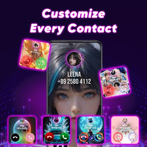 Color Phone Call Screen Theme APK screenshot 1