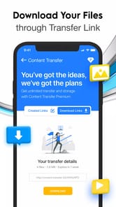 Content Transfer: File Sharing APK screenshot 1