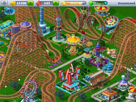 RollerCoaster Tycoon® 4 Mobile APK screenshot 1