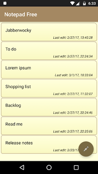 Notepad Free APK screenshot 1