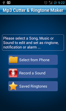 MP3 Cutter and Ringtone Maker♫ APK screenshot 1