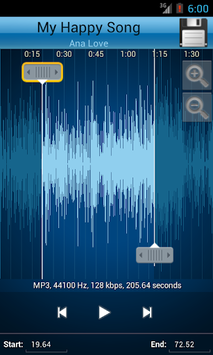MP3 Cutter and Ringtone Maker♫ APK screenshot 1