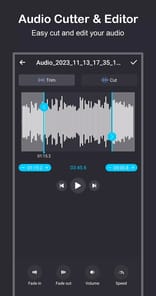 Audio Editor APK screenshot 1