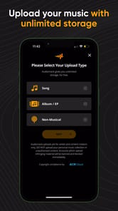 Audiomack Creator-Upload Music APK screenshot 1
