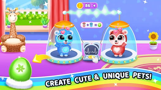 Ziggles - adorable virtual pet APK screenshot 1