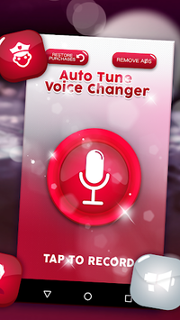 Auto Tune Voice Changer APK screenshot 1