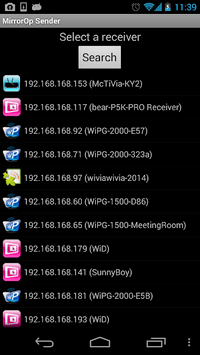 MirrorOp Sender APK screenshot 1