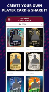 FUT Card Creator 25 APK screenshot 1