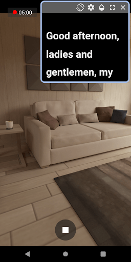 Elegant Teleprompter APK screenshot 1