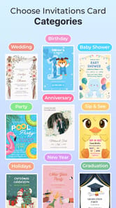Invitation Maker & Card Design APK screenshot 1