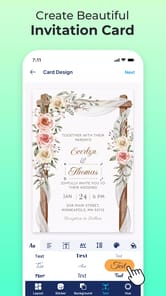 Invitation Maker & Card Design APK screenshot 1