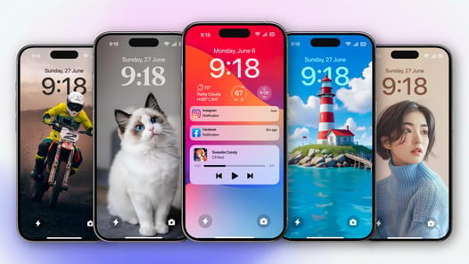 Lock Screen OS APK screenshot 1