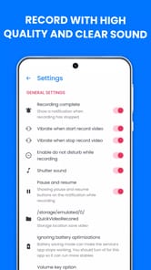 Background Video Recorder APK screenshot 1