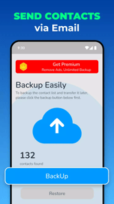 Recover Contacts & Backup APK screenshot 1