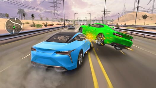 Traffic Driving Car Simulation APK screenshot 1