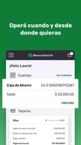 APP Banco Santa Fe APK screenshot 1