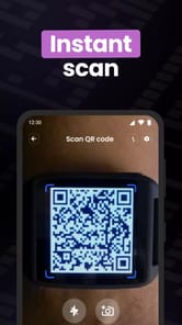 Qr code scanner and reader APK screenshot 1