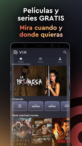 VIX - CINE. TV. GRATIS. APK screenshot 1