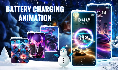 Battery Charging Animation 4D APK screenshot 1