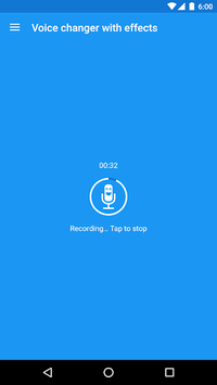 Voice changer with effects APK screenshot 1