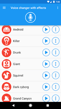Voice changer with effects APK screenshot 1