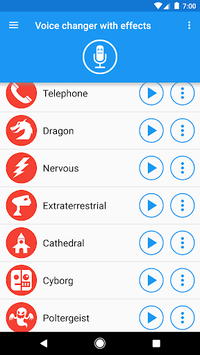 Voice changer with effects APK screenshot 1