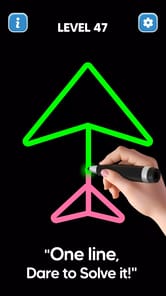 Line Drawing: No Lift Puzzle APK screenshot 1