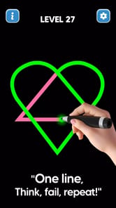 Line Drawing: No Lift Puzzle APK screenshot 1