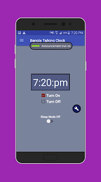 Bangla Talking Clock APK screenshot 1