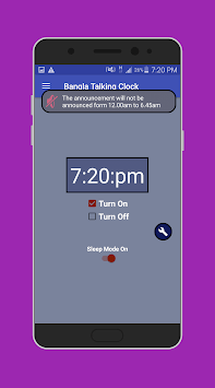 Bangla Talking Clock APK screenshot 1