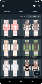 Aesthetic Skins for Minecraft APK screenshot 1