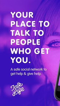 TalkLife - Lonely, Stressed or Anxious? Get help! APK screenshot 1
