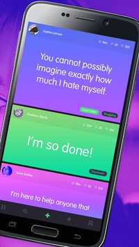 TalkLife - Lonely, Stressed or Anxious? Get help! APK screenshot 1