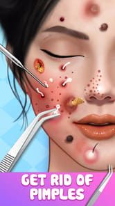 ASMR Doctor Games Makeup Salon APK screenshot 1