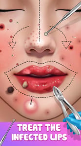 ASMR Doctor Games Makeup Salon APK screenshot 1