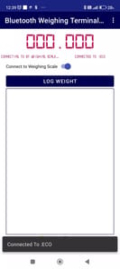 BT Weighing Scale Terminal 2.0 APK screenshot 1