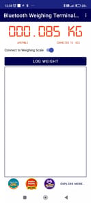 BT Weighing Scale Terminal 2.0 APK screenshot 1