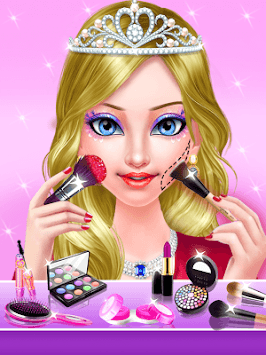 Princess Makeup Salon 👑 - Girl Games APK screenshot 1